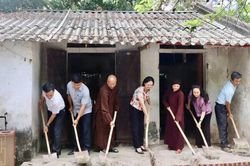 Ninh Bình: Ban Trị sự GHPGVN tỉnh khởi công xây dựng 3 căn nhà Đại đoàn kết cho các gia đình khó khăn