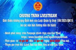Ng&agrave;y 30/6, Cục Thuế livestream phổ biến những điểm mới của Luật Quản l&yacute; thuế