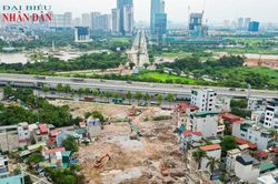 Hà Nội: Cận cảnh vị trí chuẩn bị xây hầm chui Tây Thăng Long hơn 1.100 tỷ đồng