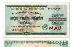 Ngân phiếu thanh toán (1992 - 2002)