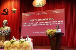 Cần tư duy chủ động kiến tạo, dự báo và định hướng dư luận xã hội