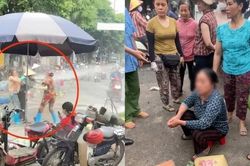 Khởi tố đối tượng xịt nước vào mặt người phụ nữ bán rau ở Xuân Hòa