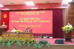 Khai mạc Kỳ họp thứ hai kh&oacute;a II HĐND x&atilde; Ph&uacute;c Thọ