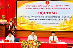 Chăm s&oacute;c người cao tuổi nhằm th&iacute;ch ứng gi&agrave; h&oacute;a d&acirc;n số