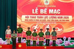 Bế mạc Hội thao toàn lực lượng năm 2026