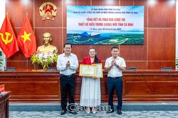 Tác giả Nguyễn Thị Mỹ Quỳnh đoạt giải Nhất Cuộc thi thiết kế Logo mới tỉnh Cà Mau