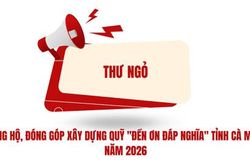 Thư ngỏ về việc ủng hộ, đóng góp xây dựng Quỹ 'Đền ơn đáp nghĩa' tỉnh Cà Mau năm 2026