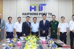 Tăng cường hợp t&aacute;c khai th&aacute;c t&agrave;u tại khu vực cảng nước s&acirc;u Lạch Huyện