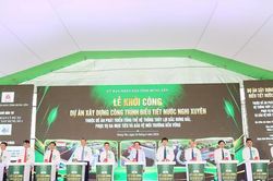 Hưng Yên: Khởi công dự án xây dựng công trình điều tiết nước Nghi Xuyên
