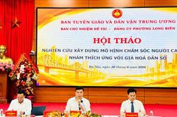 X&acirc;y dựng m&ocirc; h&igrave;nh chăm s&oacute;c người cao tuổi th&iacute;ch ứng gi&agrave; h&oacute;a d&acirc;n số