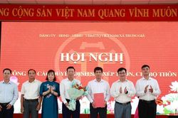 Xã Trung Giã: Kiện toàn 16 chi bộ trực thuộc sau sắp xếp thôn
