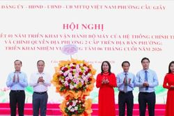 Phường Cầu Giấy: Một năm vận h&agrave;nh hiệu quả m&ocirc; h&igrave;nh ch&iacute;nh quyền địa phương hai cấp