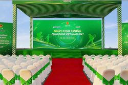 Hé lộ không gian Ngày Dinh dưỡng cộng đồng Việt Nam lần 7: Sẵn sàng cho ngày hội sức khỏe tại CV Thống Nhất