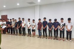 Khởi tố 14 đối tượng mang hung khí, lạng lách sau vụ gây tai nạn rồi bỏ trốn