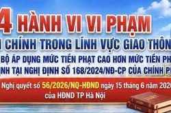 Chi tiết mức phạt mới với 4 lỗi vi phạm giao thông, lấn chiếm vỉa hè tại Hà Nội từ ngày 1/7