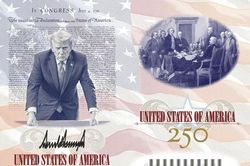 H&eacute; lộ h&igrave;nh ảnh hộ chiếu Mỹ in h&igrave;nh &ocirc;ng Trump