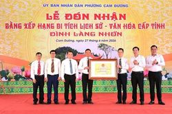 Công bố đình Làng Nhớn là di tích lịch sử - văn hóa của tỉnh Lào Cai