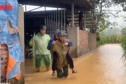 [Video] Lũ trên sông Bằng Giang lên nhanh, nhiều khu vực ở Cao Bằng ngập sâu