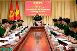 Bộ Quốc phòng kiểm tra toàn diện kết quả thực hiện nhiệm vụ 6 tháng đầu năm tại Bộ đội Biên phòng tỉnh An Giang