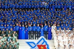 Toàn cảnh Đại hội đại biểu toàn quốc Đoàn TNCS Hồ Chí Minh lần thứ XIII