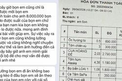 Thực hư vụ mời bạn gái ăn tôm hùm, cua hoàng đế hết hơn 16 triệu đồng rồi không thanh toán