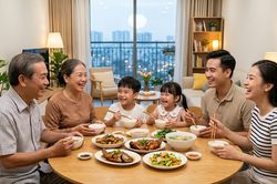 Mâm cơm gia đình: Sợi dây neo giữ yêu thương và nếp nhà