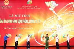 Bắc Ninh mít tinh hưởng ứng Tháng hành động phòng, chống ma túy