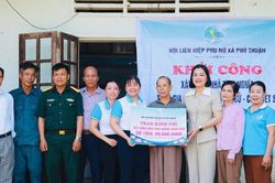 Xã Phú Thuận xây 'Mái ấm tình thương' cho phụ nữ đơn thân