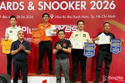 Ch&acirc;u Hồng Th&aacute;i v&ocirc; địch carom 3 băng Giải Billiards & Snooker V&ocirc; địch c&aacute;c c&acirc;u lạc bộ quốc gia 2026