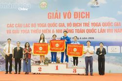 Đội tuyển Khánh Hòa giành hạng nhì các giải vô địch yoga toàn quốc