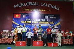 Giải Pickleball tranh C&uacute;p Ho&agrave;ng H&agrave; v&agrave; ra mắt Cụm s&acirc;n Pickleball Ho&agrave;ng H&agrave;