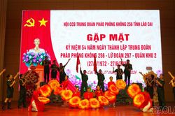 Trung đoàn 256 Quân khu Việt Bắc kỷ niệm 54 năm thành lập