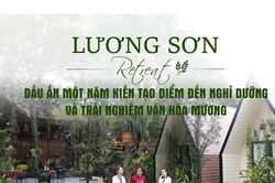 Lương Sơn Retreat - Dấu ấn một năm kiến tạo điểm đến nghỉ dưỡng và trải nghiệm văn hóa Mường