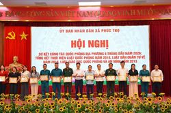 Xã Phúc Thọ sơ kết công tác quân sự, quốc phòng năm 2026
