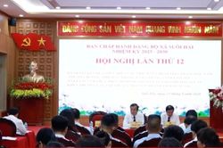 Hội nghị Ban chấp hành Đảng bộ xã Suối Hai lần thứ XII