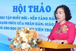 Hội Khuyến học tỉnh Lạng Sơn lồng gh&eacute;p ti&ecirc;u ch&iacute; hạnh ph&uacute;c v&agrave; sinh kế v&agrave;o c&aacute;c m&ocirc; h&igrave;nh học tập