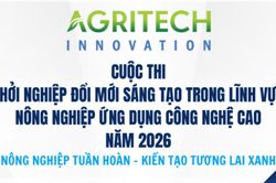 Triển khai Cuộc thi 'Khởi nghiệp đổi mới sáng tạo trong lĩnh vực nông nghiệp công nghệ cao năm 2026'
