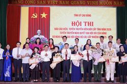 S&ocirc;i nổi Hội thi b&aacute;o c&aacute;o vi&ecirc;n, tuy&ecirc;n truyền vi&ecirc;n giỏi cấp tỉnh năm 2026