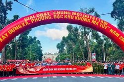 TPHCM: Hàng chục ngàn người tham dự mít-tinh, chạy bộ hưởng ứng Tháng hành động phòng, chống ma túy