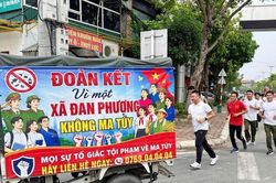 Xã Đan Phượng quyết tâm xây dựng địa bàn không ma túy
