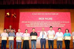 Phường Nghĩa Đô giữ vững nền quốc phòng toàn dân, bảo đảm an ninh từ cơ sở