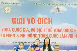 Yoga Kh&aacute;nh H&ograve;a xuất sắc gi&agrave;nh ng&ocirc;i &Aacute; qu&acirc;n to&agrave;n đo&agrave;n c&aacute;c giải v&ocirc; địch quốc gia