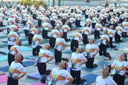 Lâm Đồng: Hơn 500 người đồng diễn nhân Ngày quốc tế Yoga lần thứ 12