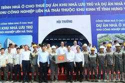 Hưng Yên khởi công hai dự án nhà ở đáp ứng nhu cầu của khoảng 5.000 người