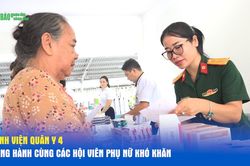 Bệnh viện Quân y 4 đồng hành cùng các hội viên phụ nữ khó khăn