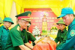 Cuộc trở về sau 58 năm của liệt sĩ hy sinh trên đất bạn Lào