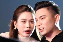 Ảnh Đỗ Thị Hà và chồng đi xem concert Thanh xuân gây sốt