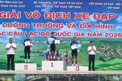 Khai mạc Giải vô địch xe đạp đường trường và địa hình các câu lạc bộ quốc gia tại Lào Cai