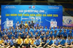 TP.HCM thắng lớn tại giải cầu lông thiếu niên Quốc gia 2026