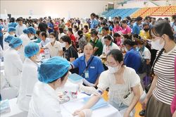 Ngày hội 'Trao sức khỏe công nhân - Vì một Việt Nam khỏe mạnh'
